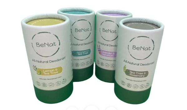 BeNat: Redefining Personal Care with All-Natural, Zero-Waste Deodorants