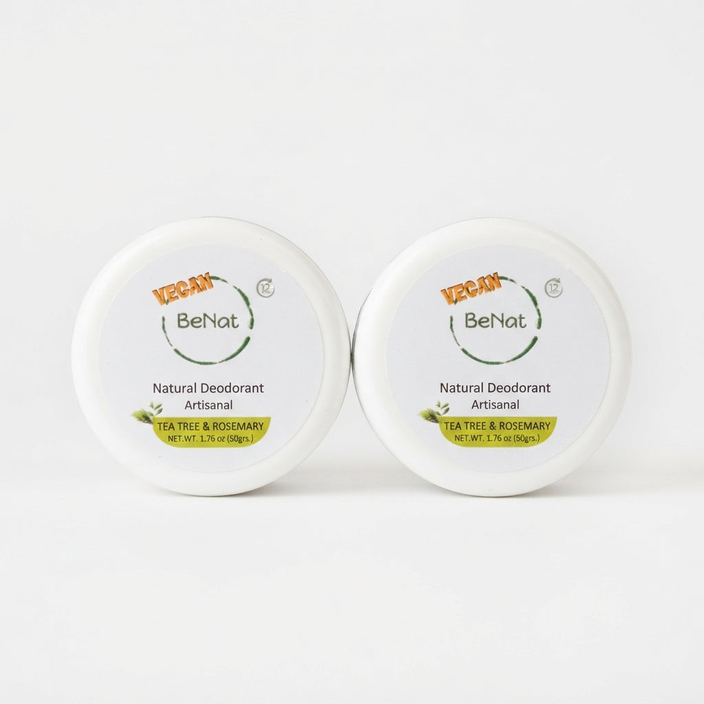 2-Pack All-Natural Deodorant Cream