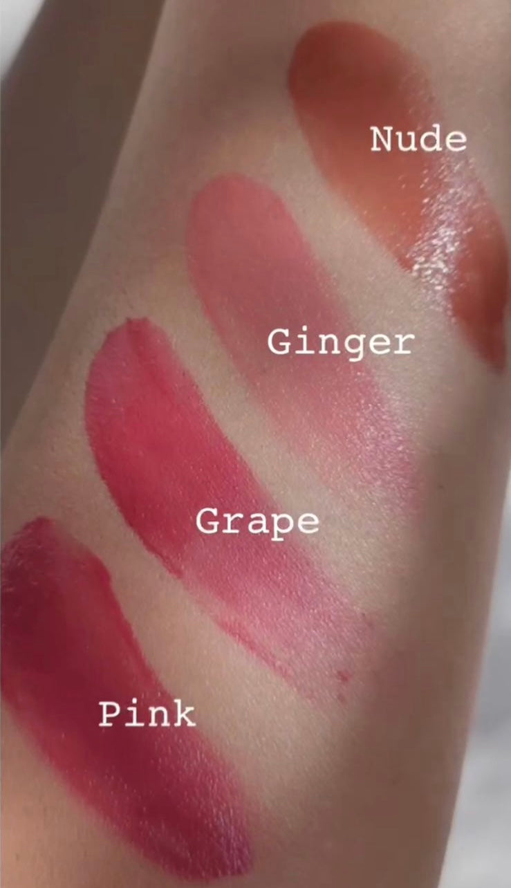 Lip & Cheek Balm. 2 in 1 Natural Bloom Lipstick for Vibrant Color.