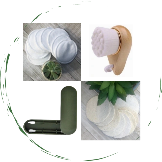 bamboo facial cleansing accessory
