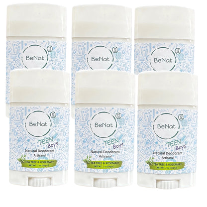 2-Pack all-Natural Deodorants for Kids & Teens
