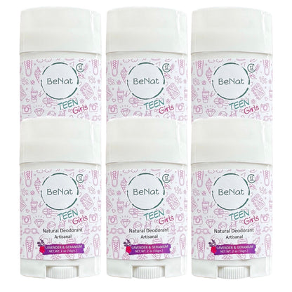 2-Pack all-Natural Deodorants for Kids & Teens