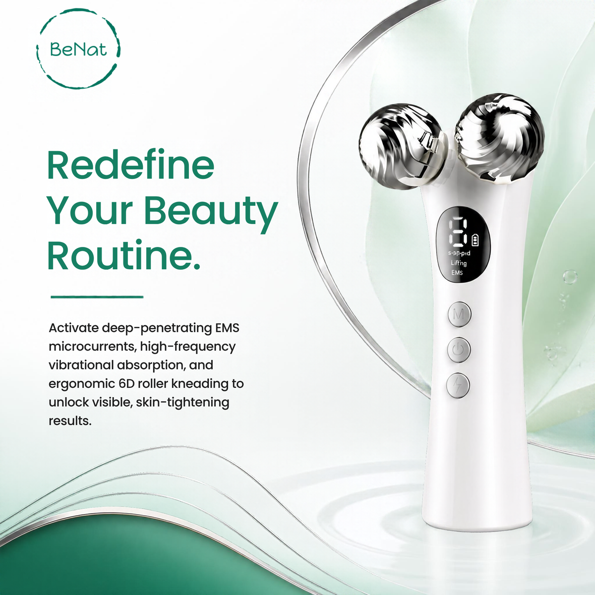 Advanced Microcurrent Facial Toning Device & Body Sculpting Massager