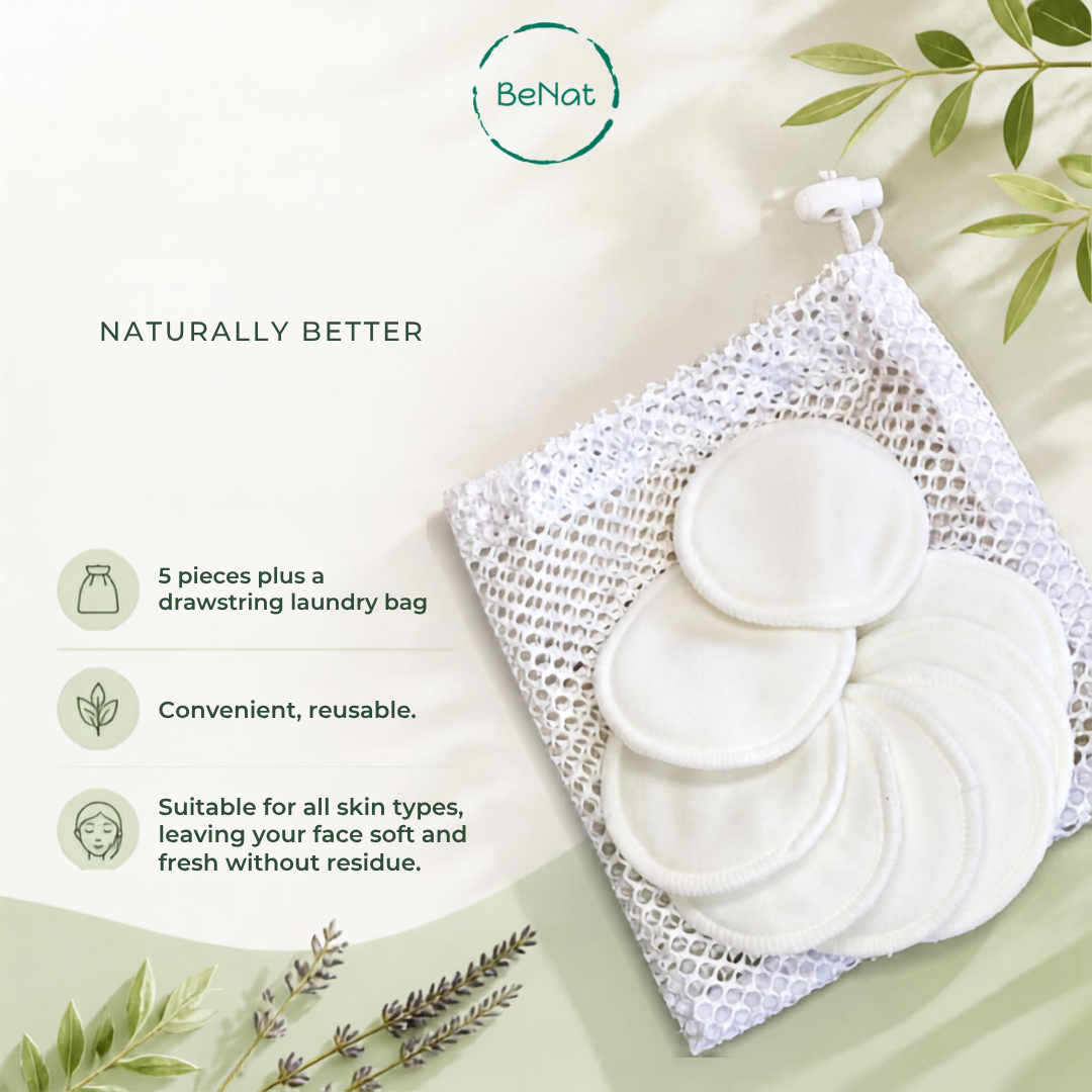 Reusable Facial Rounds Pads (5pcs)