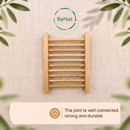 4-Pack Bamboo Soap Dish
