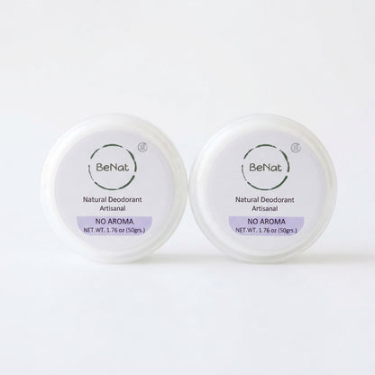 2-Pack All-Natural Deodorant Cream