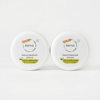 2-Pack All-Natural Deodorant Cream
