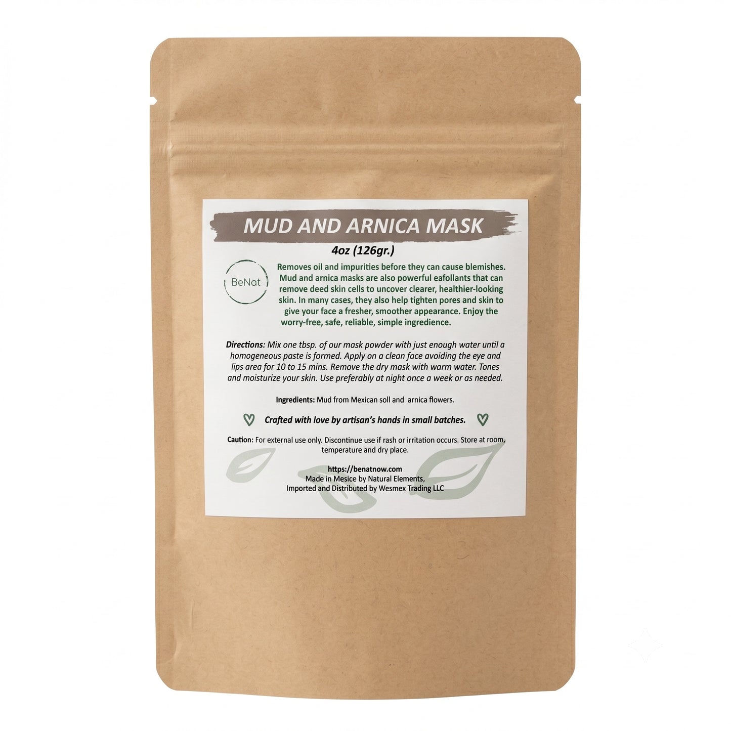 Mud and Arnica Mask