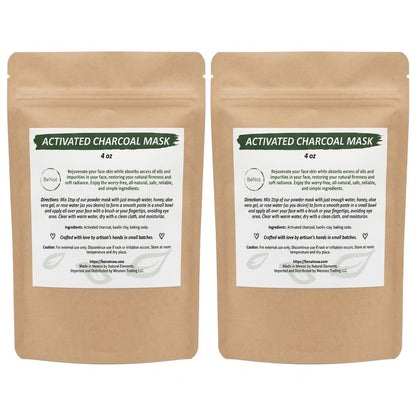 2-pack Activated Charcoal Facial Mask