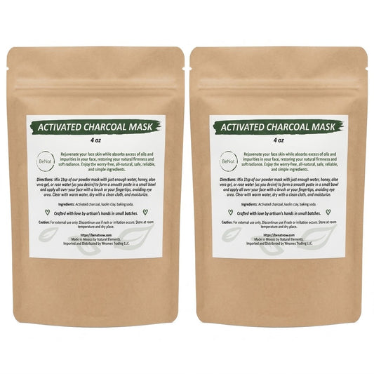 2-pack Activated Charcoal Facial Mask
