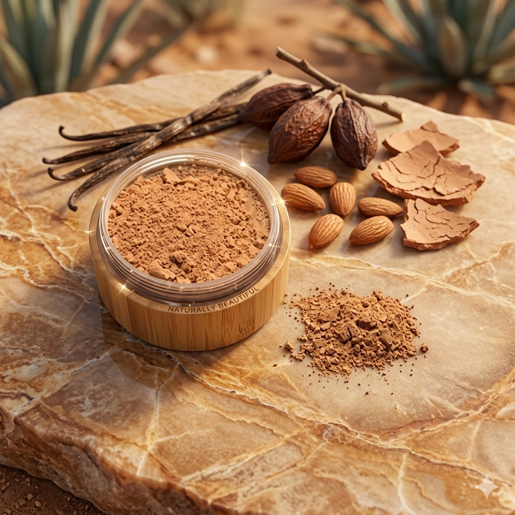 All-Natural Bronzer Loose Powder. Eco-Friendly