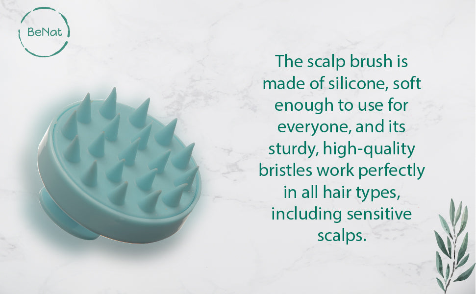 Buy Gentle Hair Scalp Massager Online | BeNat Buy Gentle Hair Scalp Massager Online | BeNat
