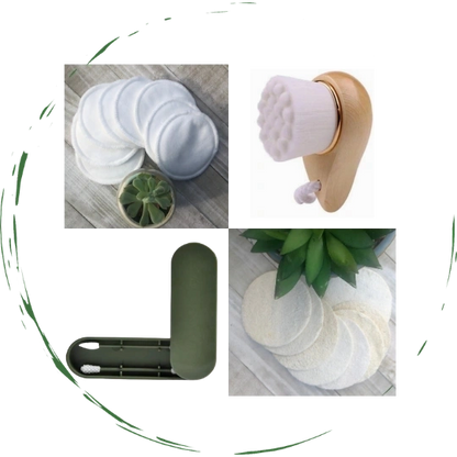 bamboo facial cleansing accessory 