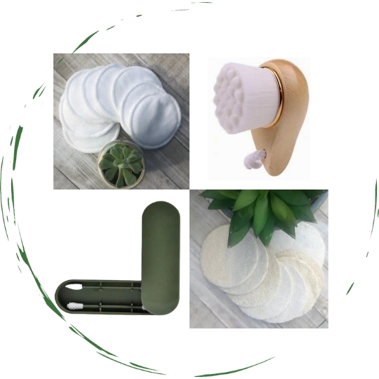 bamboo facial cleansing accessory 